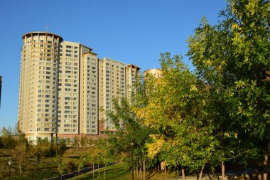 Görünümünde Astana, Kazakistan, Expo 2017 dizi başkenti