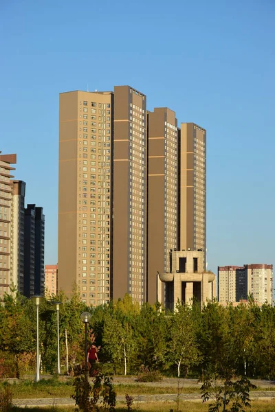 Vista Astana Capital Cazaquistão Sede Expo 2017 — Fotografia de Stock