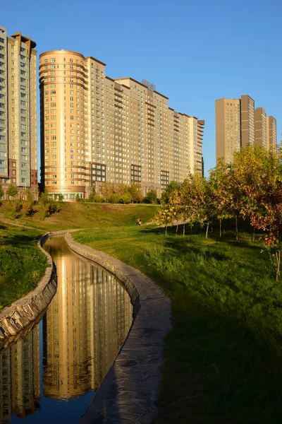 Vista Astana Capital Cazaquistão Sede Expo 2017 — Fotografia de Stock