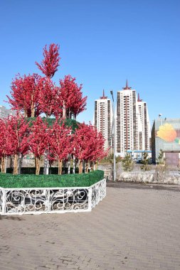 Görünümünde Astana, Kazakistan, Expo 2017 dizi başkenti