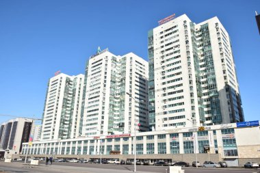 Görünümünde Astana, Kazakistan, Expo 2017 dizi başkenti