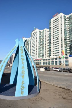 Görünümünde Astana, Kazakistan, Expo 2017 dizi başkenti
