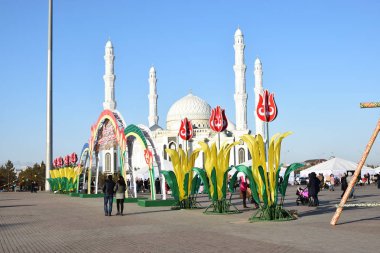 Görünümünde Astana, Kazakistan, Expo 2017 dizi başkenti