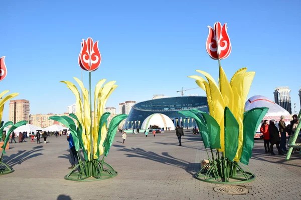 Görünümünde Astana, Kazakistan, Expo 2017 dizi başkenti