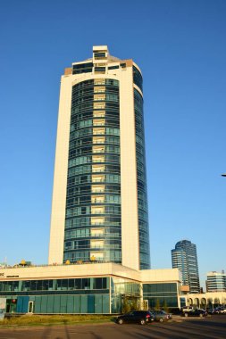 Görünümünde Astana, Kazakistan, Expo 2017 dizi başkenti