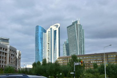 Görünümünde Astana, Kazakistan, Expo 2017 dizi başkenti