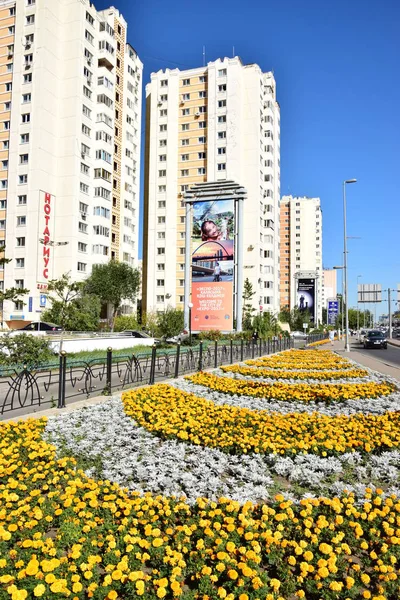 Vista Astana Capital Cazaquistão Sede Expo 2017 — Fotografia de Stock