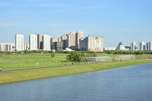 Vista Astana Capital Cazaquistão Sede Expo 2017 — Fotografia de Stock