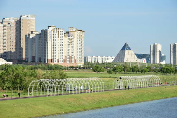 View Astana Capital Kazakhstan Host Expo 2017 — Stock Photo, Image