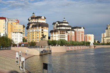 Görünümünde Astana, Kazakistan, Expo 2017 dizi başkenti
