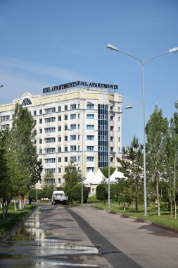 Görünümünde Astana, Kazakistan, Expo 2017 dizi başkenti