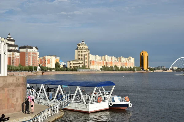 Weergave Astana Hoofdstad Van Kazachstan Gastheer Van Expo 2017 — Stockfoto