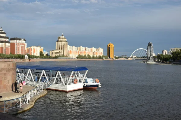 Weergave Astana Hoofdstad Van Kazachstan Gastheer Van Expo 2017 — Stockfoto