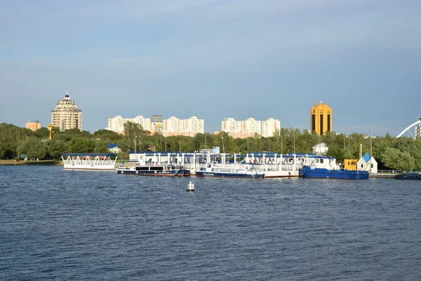 Blick Astana Der Hauptstadt Kasachstans Gastgeber Der Expo 2017 — Stockfoto