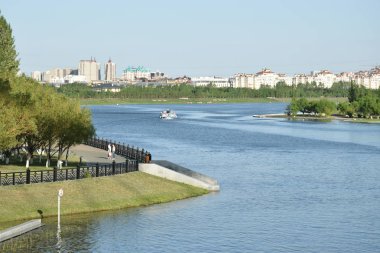 Görünümünde Astana, Kazakistan, Expo 2017 dizi başkenti