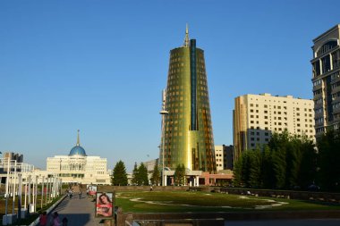 Görünümünde Astana, Kazakistan, Expo 2017 dizi başkenti