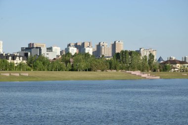 Görünümünde Astana, Kazakistan, Expo 2017 dizi başkenti