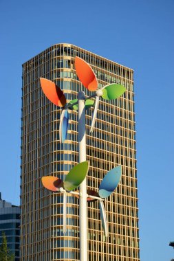 Görünümünde Astana, Kazakistan, Expo 2017 dizi başkenti