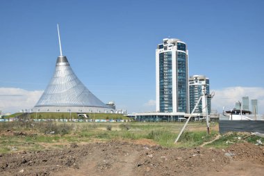 Görünümünde Astana, Kazakistan, Expo 2017 dizi başkenti