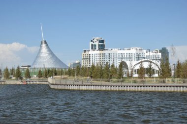 Görünümünde Astana, Kazakistan, Expo 2017 dizi başkenti