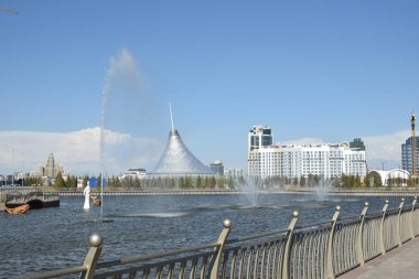 Görünümünde Astana, Kazakistan, Expo 2017 dizi başkenti
