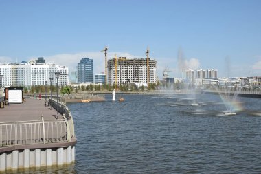 Görünümünde Astana, Kazakistan, Expo 2017 dizi başkenti