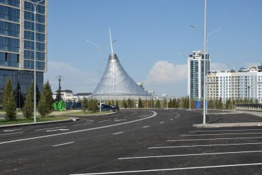 Görünümünde Astana, Kazakistan, Expo 2017 dizi başkenti