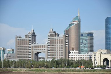 Görünümünde Astana, Kazakistan, Expo 2017 dizi başkenti