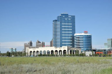 Görünümünde Astana, Kazakistan, Expo 2017 dizi başkenti