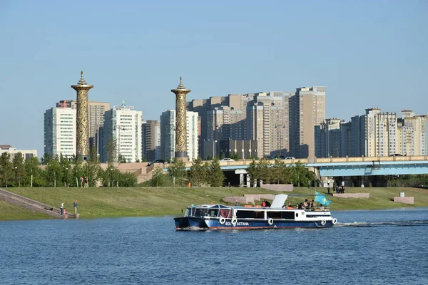 Weergave Astana Hoofdstad Van Kazachstan Gastheer Van Expo 2017 — Stockfoto