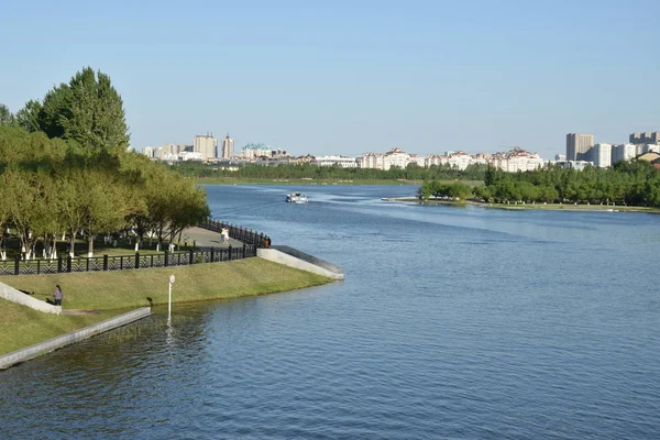 Weergave Astana Hoofdstad Van Kazachstan Gastheer Van Expo 2017 — Stockfoto