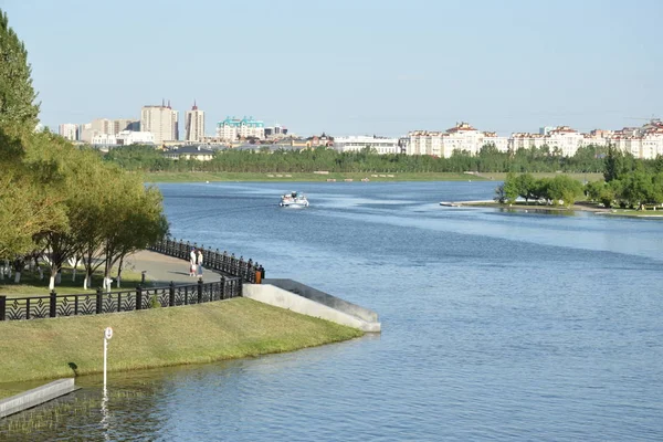 Weergave Astana Hoofdstad Van Kazachstan Gastheer Van Expo 2017 — Stockfoto