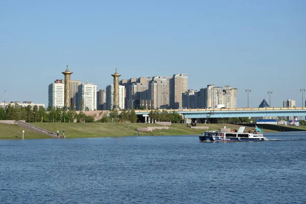 Weergave Astana Hoofdstad Van Kazachstan Gastheer Van Expo 2017 — Stockfoto