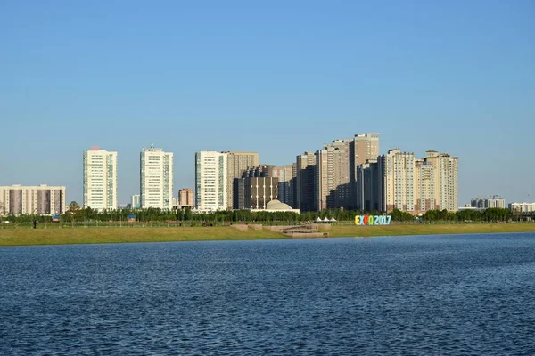 Görünümünde Astana Kazakistan Expo 2017 Dizi Başkenti — Stok fotoğraf