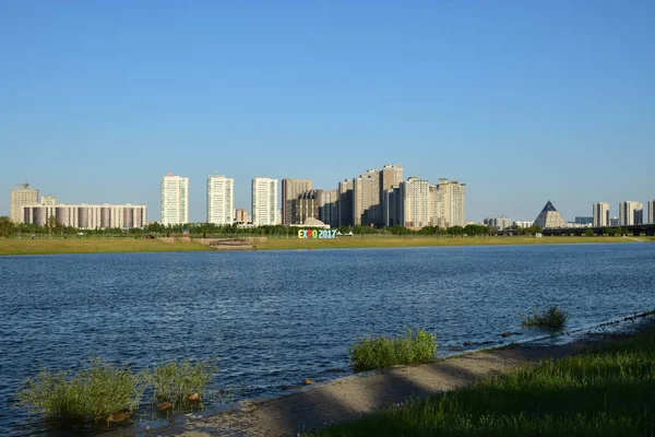 View Astana Capital Kazakhstan Host Expo 2017 — Stock Photo, Image