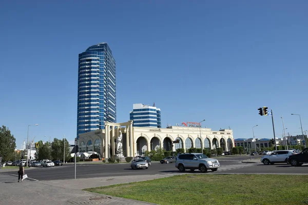 Zobrazit Astaně Hlavním Městě Kazachstánu Spousty Expo 2017 — Stock fotografie