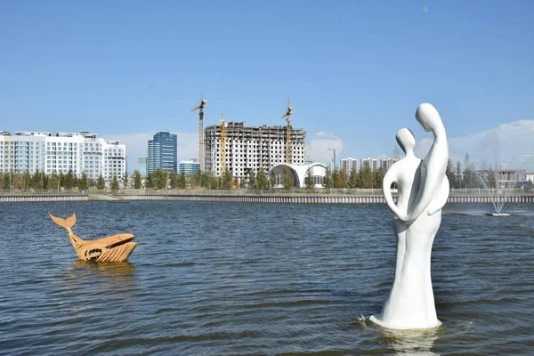 Görünümünde Astana, Kazakistan, Expo 2017 dizi başkenti