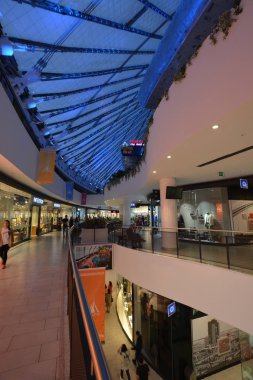 Astana (Nur-Sultan), Kazakistan - Astana 'daki KHAN SHATYR eğlence merkezi (Nur-Sultan), Kazakistan' ın başkenti