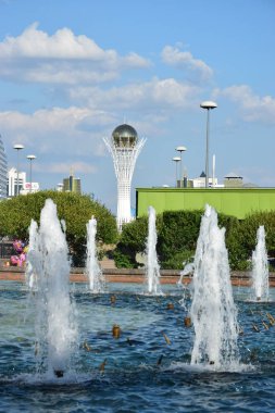 Görünümünde Astana, Kazakistan, Expo 2017 dizi başkenti