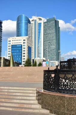 Görünümünde Astana, Kazakistan, Expo 2017 dizi başkenti