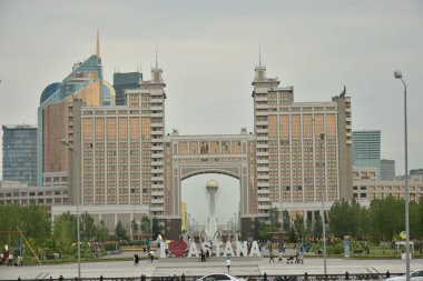 Görünümünde Astana, Kazakistan, Expo 2017 dizi başkenti