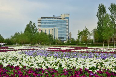 Görünümünde Astana, Kazakistan, Expo 2017 dizi başkenti