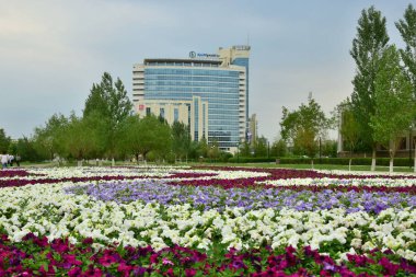 Görünümünde Astana, Kazakistan, Expo 2017 dizi başkenti