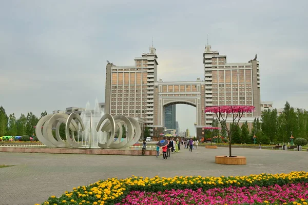 Görünümünde Astana, Kazakistan, Expo 2017 dizi başkenti