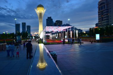 Görünümünde Astana, Kazakistan, Expo 2017 dizi başkenti