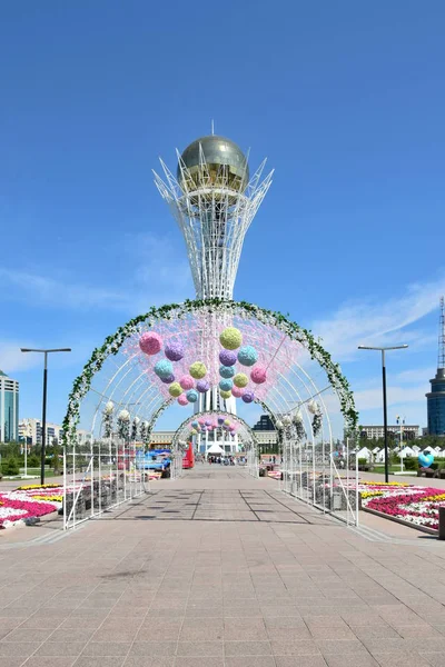 Görünümünde Astana, Kazakistan, Expo 2017 dizi başkenti
