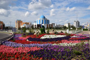 Görünümünde Astana, Kazakistan, Expo 2017 dizi başkenti