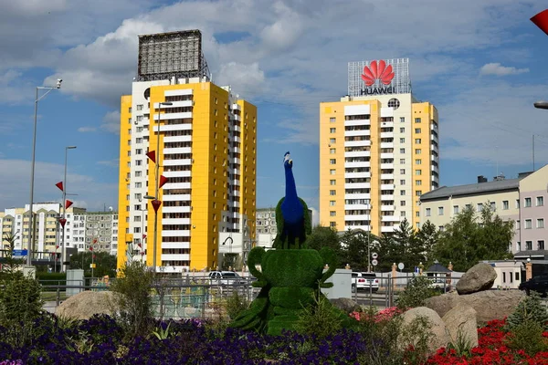 Vista Astana Capital Cazaquistão Sede Expo 2017 — Fotografia de Stock