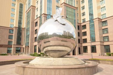 Görünümünde Astana, Kazakistan, Expo 2017 dizi başkenti