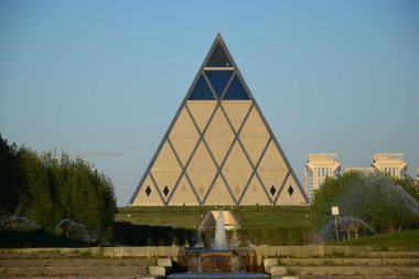 Görünümünde Astana, Kazakistan, Expo 2017 dizi başkenti